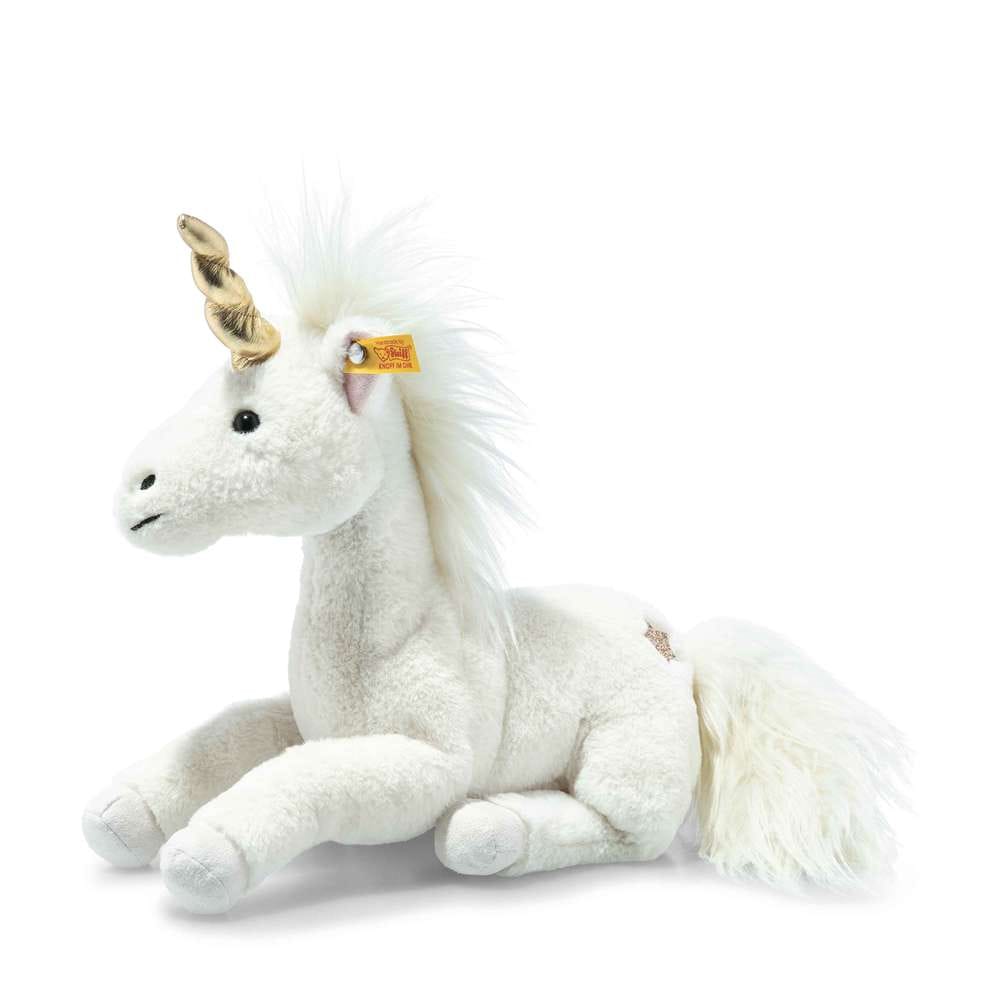 traumwelt-fantasie-steiff-Soft-Cuddly-Friends-Unica-Schlenker-Einhorn-27-cm-weiss-4001505067679