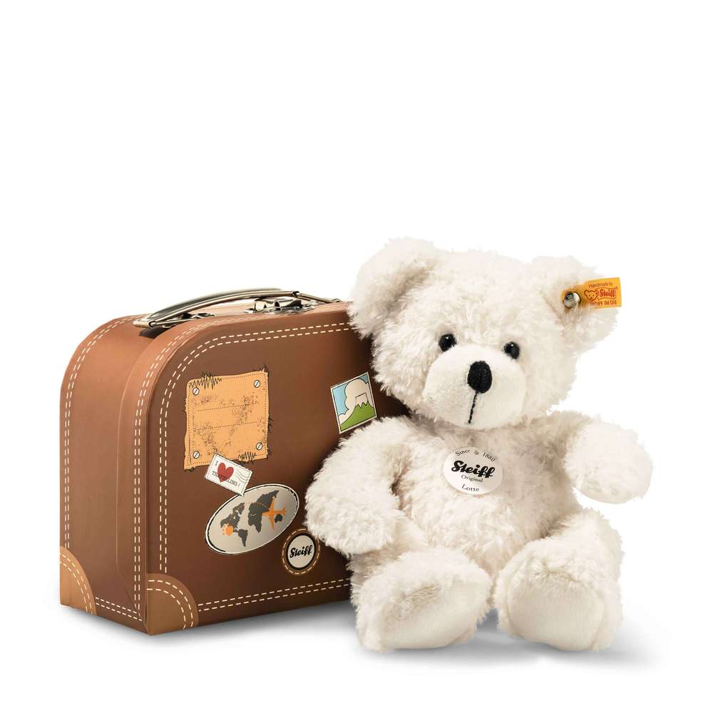 Teddybär Lotte im Koffer